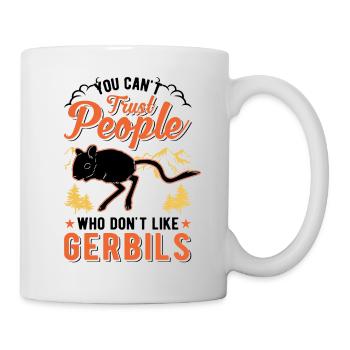 Gerbille Cadeau Rat de course Gerbille - Mug blanc - blanc - Droite