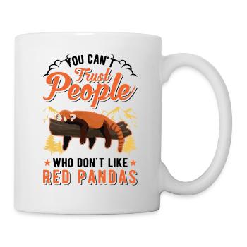 Red Panda Gift Cat Bear - Mug - white - Right