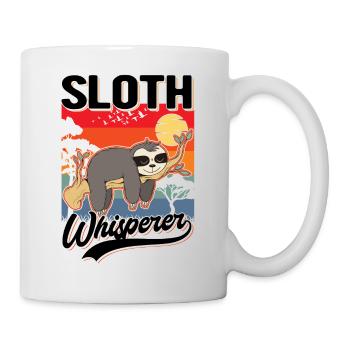 Faultier Flüsterer Sloth Whisperer - Mug blanc - blanc - Droite
