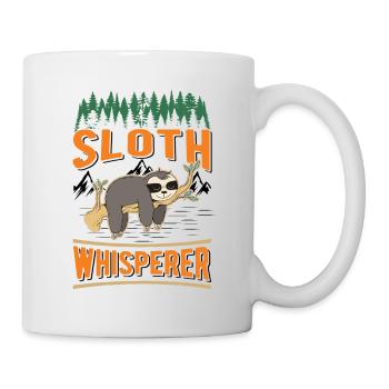 Faultier Flüsterer Sloth Whisperer - Mug - white - Right