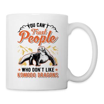 Dragon de Komodo Moniteur de dragon de Komodo Dragon de Komodo Dragon de Komodo - Mug blanc - blanc - Droite