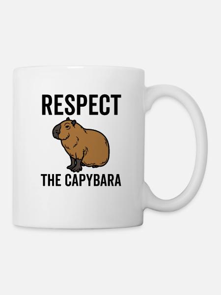 Respect The Capybara - Mug - white