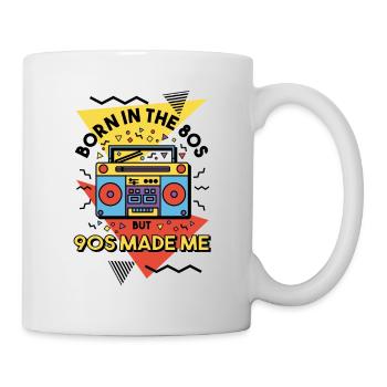 Né dans les années 80 mais les années 90 m’ont fait 90er Party - Mug blanc - blanc - Droite