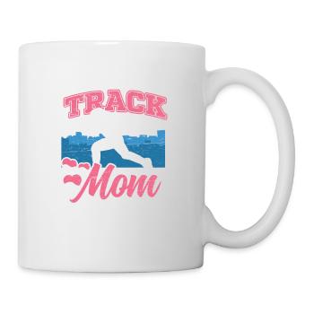 Läufer Running Girl Leichtathletik-track Mom - Tasse - Weiß - Rechts