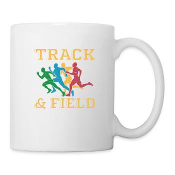 Runner Running Sport Spiel Leichtathletik - Tasse - Weiß - Rechts
