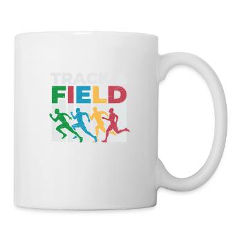 Runner Running Sport Spiel Leichtathletik - Tasse - Weiß - Rechts