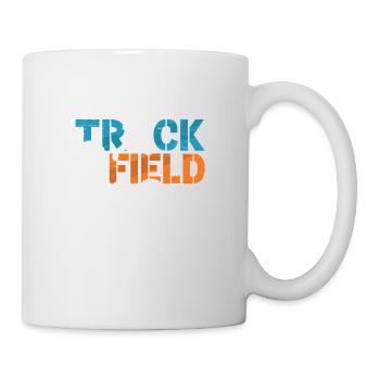 Läufer Leichtathletik Den Ganzen Tag Laufen - Tasse - Weiß - Rechts