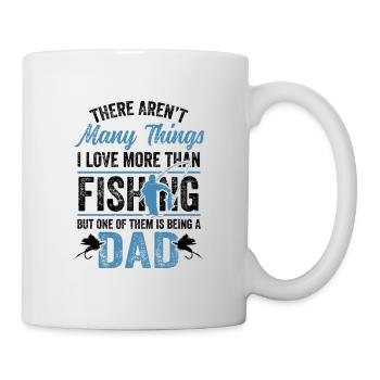 Fishing Rod Fisher Fish Fisherman Fishing Dad - Mug - white - Right