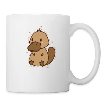 Platypus as duck Outback Australia - Mug - white - Right