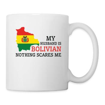 Rien ne me fait peur, mari bolivien - Mug blanc - blanc - Droite