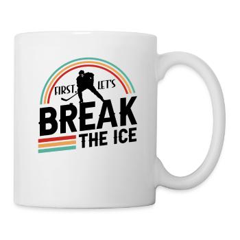 Joueur de hockey sur glace Amateur de sport Jeu de mots - Mug blanc - blanc - Droite