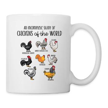 Poulets du monde - Mug blanc - blanc - Droite