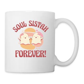 Halloween Seele Sistah Geist Geist niedlich - Tasse - Weiß - Rechts