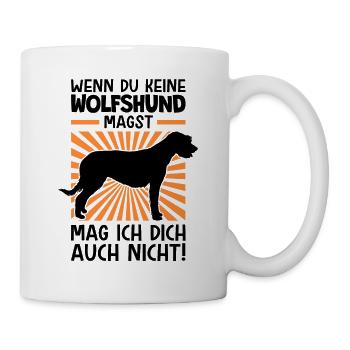 Irischer Wolfshund nicht mögen Irish Wolfhound - Tasse - Weiß - Rechts