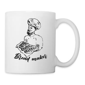 Bread manufacturer Koch Kochbrötchen Geschenkprofi - Mug - white - Right