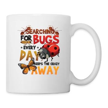 Recherche d’insectes - Mug blanc - blanc - Droite