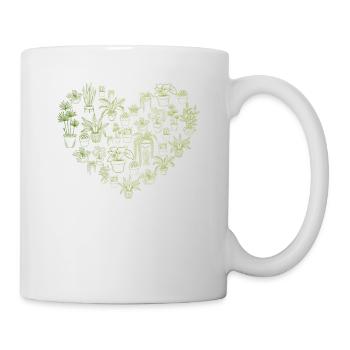 Succulent Cactus Cute Plants Funny Plant Lover Hou - Mug - white - Right