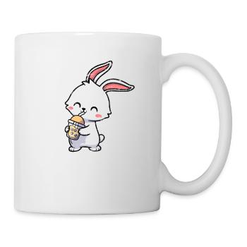 Boire Boba Bubble Tea Kawaii Anime Rabbit Lover - Mug blanc - blanc - Droite