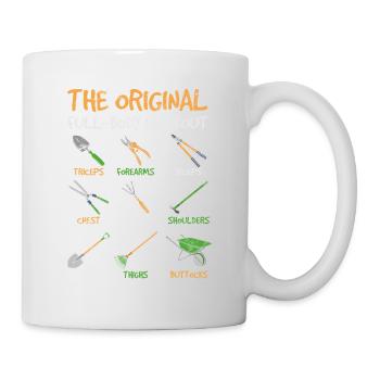 Funny Gardening Full-Body Workout Gardening Lover - Mug - white - Right