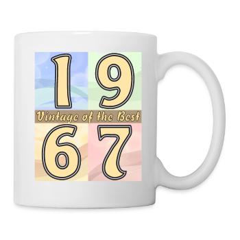 BIRTHDAY YEAR 1967 - Mug - white - Right