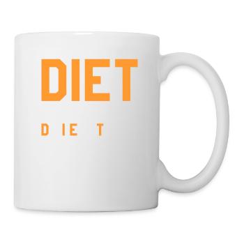 Diät bedeutet, esse ich heute bariatrischen Magen - Tasse - Weiß - Rechts