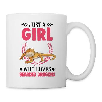 Bearded Dragon Girl Bearded Dragon - Mug - white - Right
