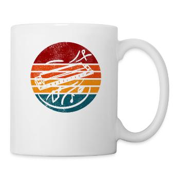 Blues Harp - Tasse - Weiß - Rechts