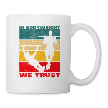 Drôle de dicton de gymnastique - Mug blanc - blanc - Droite