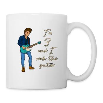 I'm 3 - Young Guitarist - Mug - white - Right