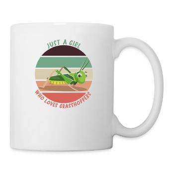 Heuschreckenwanze Liebhaber Insekten Entemologie - Tasse - Weiß - Rechts