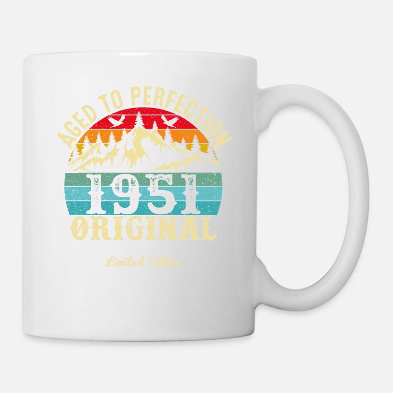 Vieilli À La Perfection 1951 Original - Mug blanc - blanc