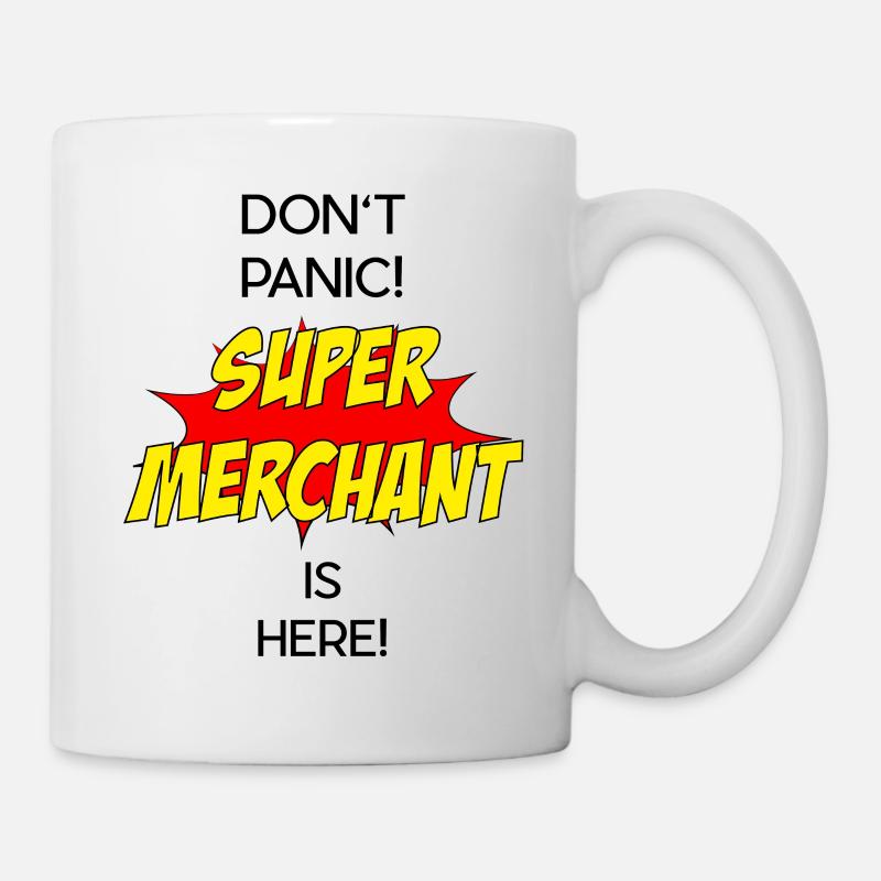 Super Merchant / Super Kaufmann - Tasse - Weiß
