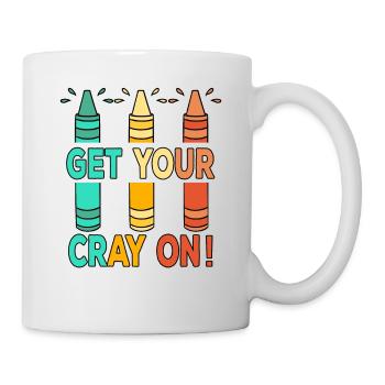 Enseignante au primaire Éducatrice de maternelle - Mug blanc - blanc - Droite