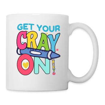 Enseignante au primaire Éducatrice de maternelle - Mug blanc - blanc - Droite