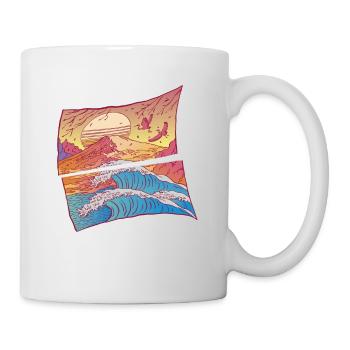 The Great Kanagawa Wave Japanese - Mug - white - Right