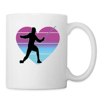 Fencing Fencing Sport Fencing - Mug - white - Right