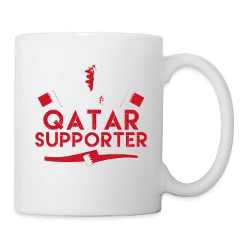 fan of Qatar supporter. Supporter of qatar. - Mug - white - Right