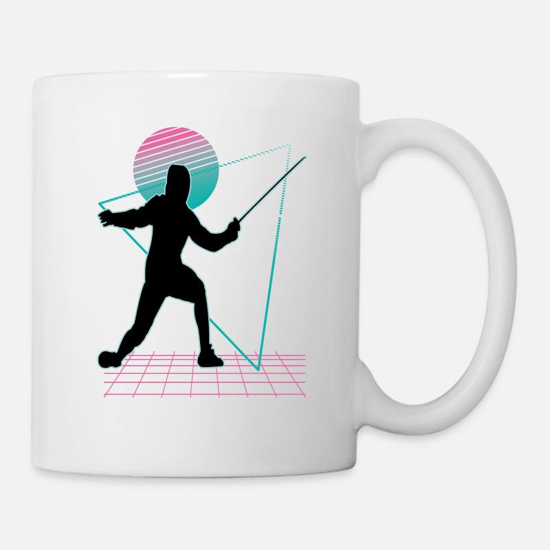 Escrime Escrime Escrime sportive - Mug blanc - blanc