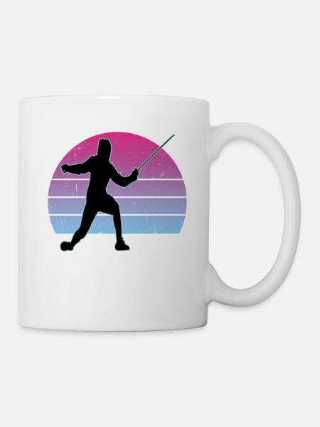 Fencing Fencing Sport Fencing - Mug - white