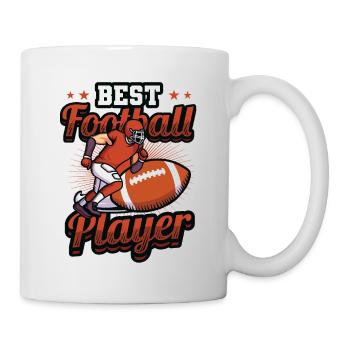 Bester American Footballspieler - Tasse - Weiß - Rechts