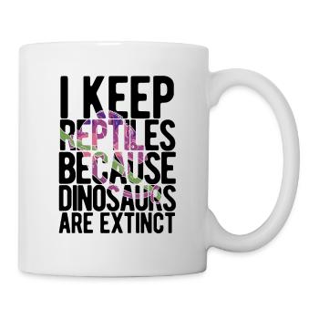 Eidechsen Für Besitzer Von Reptilien - Tasse - Weiß - Rechts