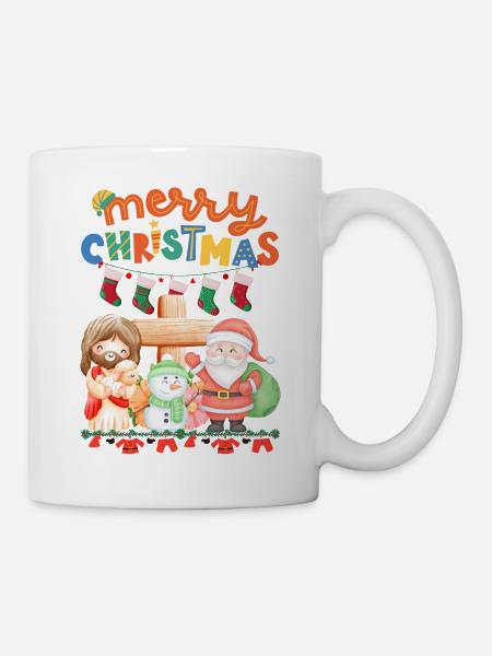 Christmas Begins With Christ - Mug - white