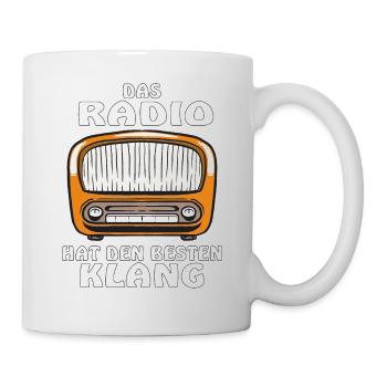 DAS RADIO HAT DEN BESTEN KLANG - Tasse - Weiß - Rechts