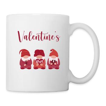 Happy Valentines Day Gnome Liebe Gnome Paar - Tasse - Weiß - Rechts