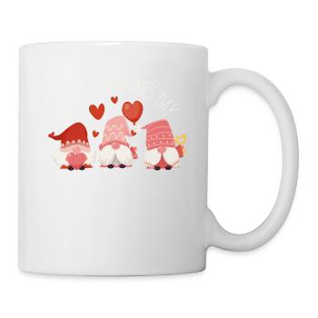 Happy Valentines Day Gnome Dear Gnome Couple - Mug - white - Right