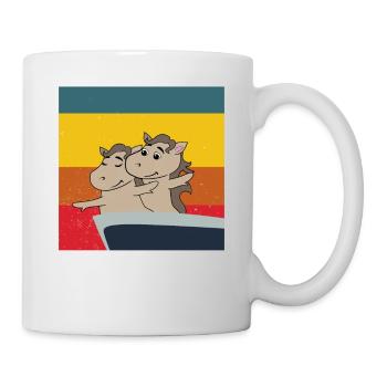 poulain de cheval mignon dans Titanic pose cheval mignon - Mug blanc - blanc - Droite