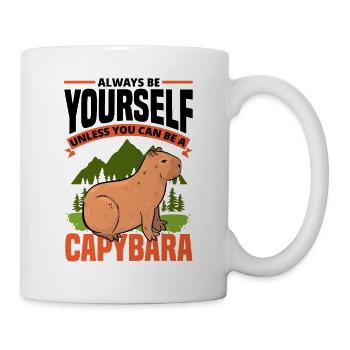 Citation amusante de rongeur capybara - Mug blanc - blanc - Droite