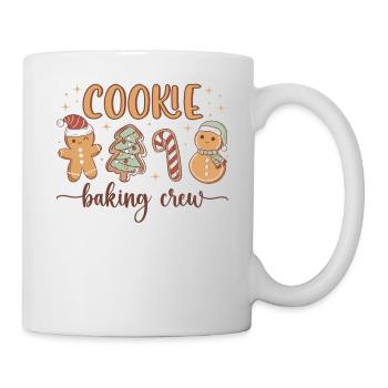 Weihnachtsplätzchen Backen Crew Lustige Lebkuchen - Tasse - Weiß - Rechts