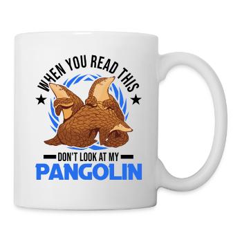 Pangolin Cadeau Pangolin - Mug blanc - blanc - Droite