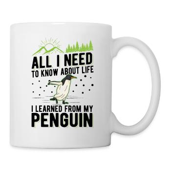 Pingouin Cadeau Pingouin - Mug blanc - blanc - Droite